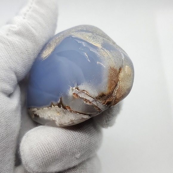 Blue Chalcedony Polished Freeform Gemstone - Picture 14 of 15